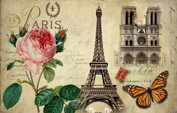 Картины с красными элементами