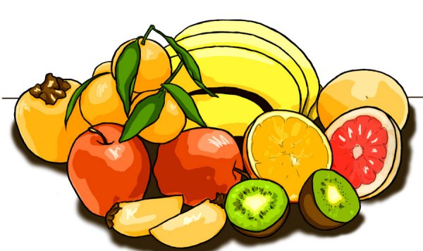 Рисовать фрукты