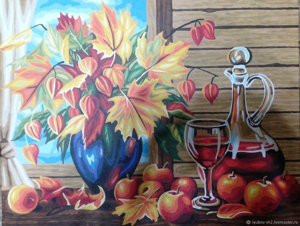 Картина Талеевой Анны осенний натюрморт