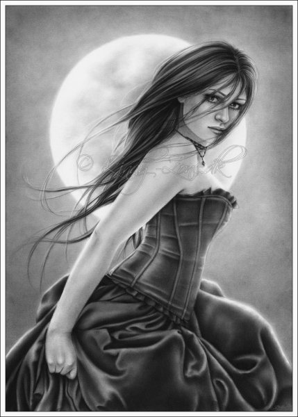 Рисунки карандашом Готика