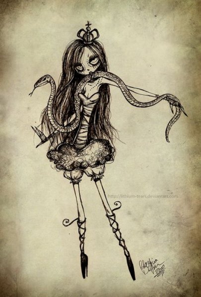 Рисунки в стиле Готика