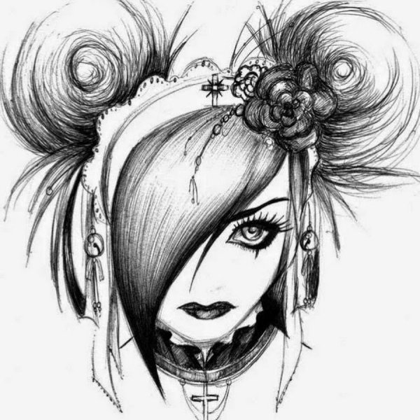 Готический стиль рисовки