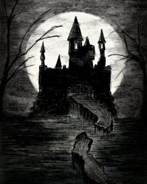 Мрачные рисунки карандашом