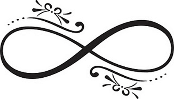 Символ бесконечности красивый узор
