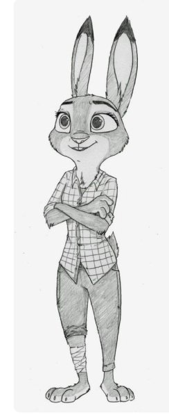 Рисование Джуди Хоппс