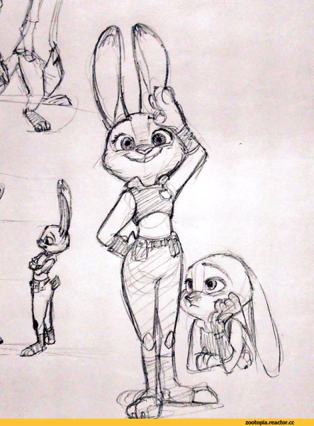 Рисование Джуди Хоппс