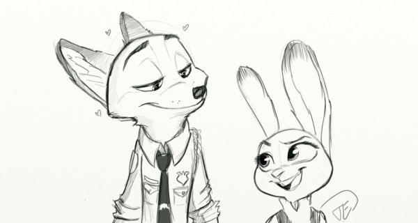 Рисование Джуди Хоппс