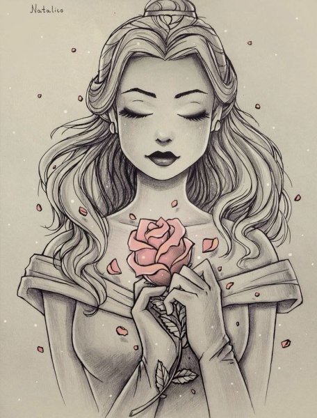 Рисунки для скетчбука девочки