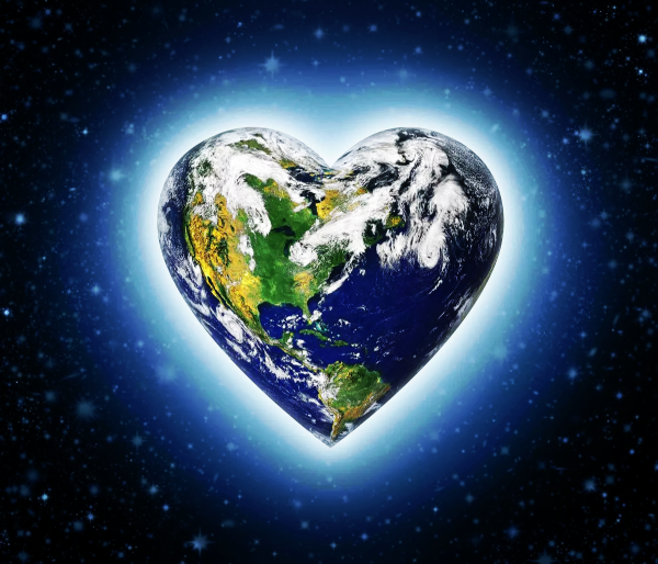 Креативный рабочий стол земля