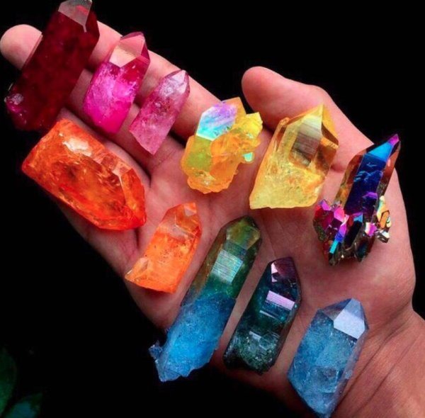 Разноцветные Кристаллы