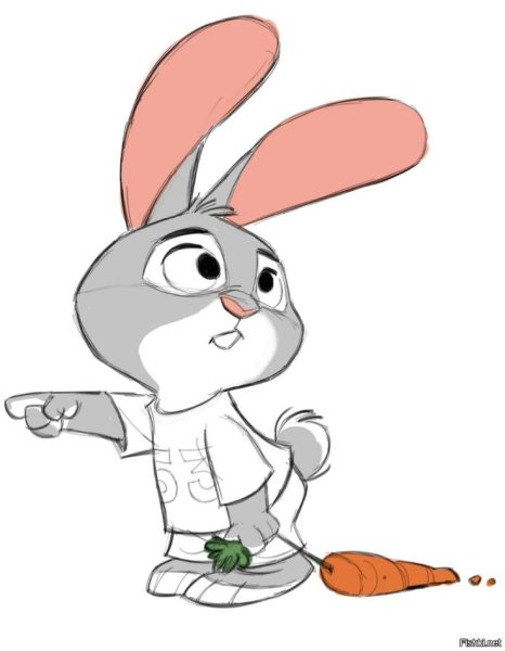 Зайчик с цветами