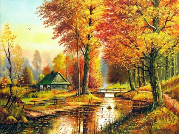 Рисунок красота осени