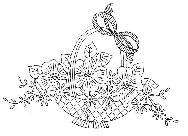 Мотивы для вышивки гладью