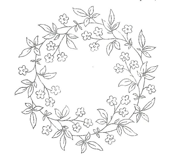 Трафареты для вышивания гладью