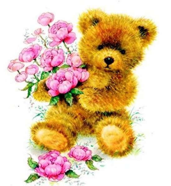 Мишки от художника Марины Федотовой.