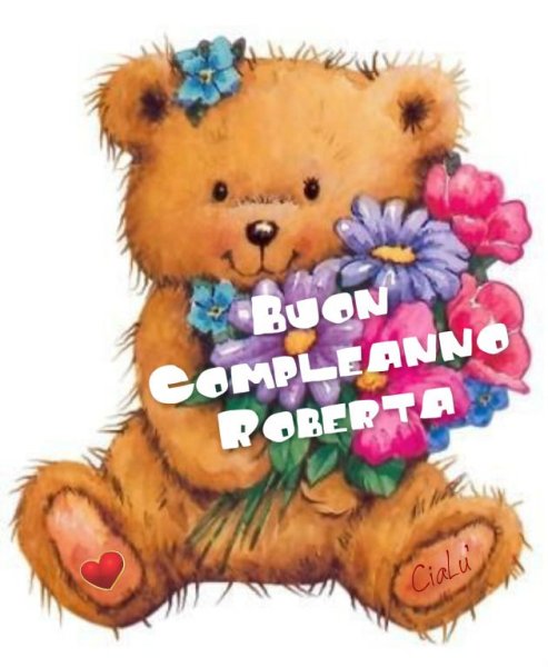 Медвежонок с цветами на белом фоне