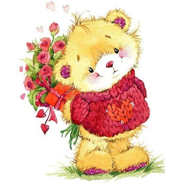 Открытки с мишками