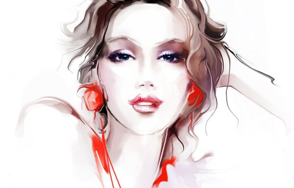 Нарисовать портрет девушки