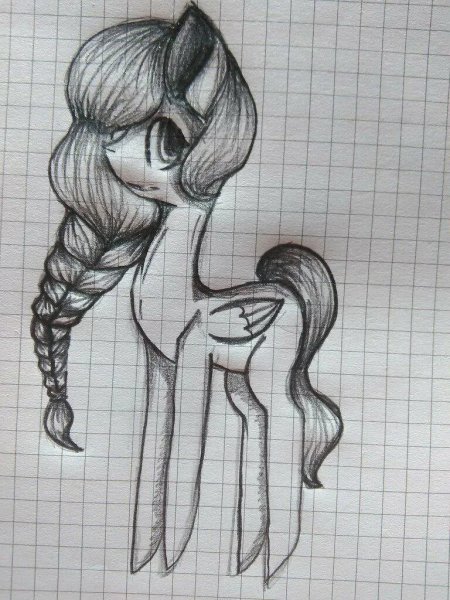 Рисование пони карандашом