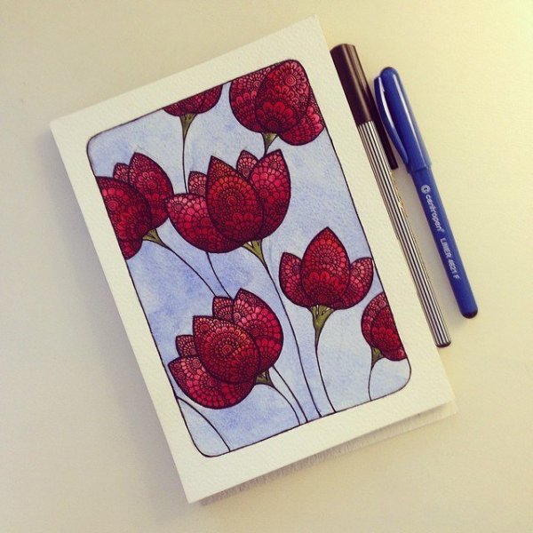 Идеи для рисунков в скетчбуке