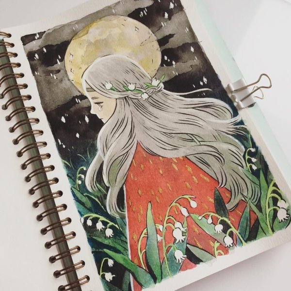 Рисунки в скетчбуке