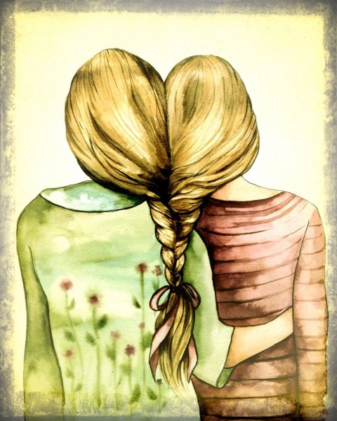 Девочка с одной косой