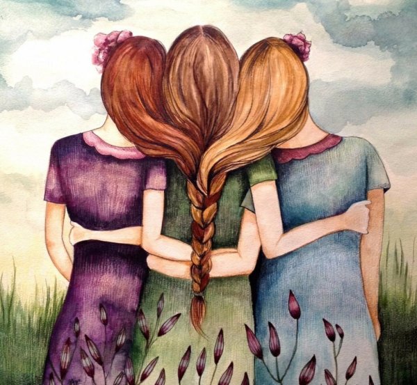 Подруги мультяшные