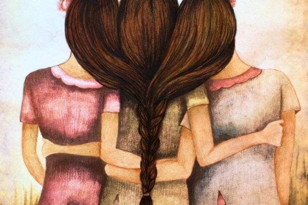 Картинки для срисовки подружки