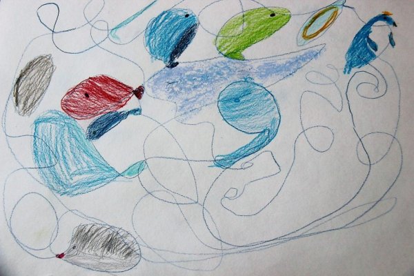 Грифонаж техника рисования для детей