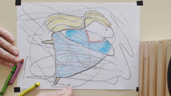 Техника каракулей в арт терапии