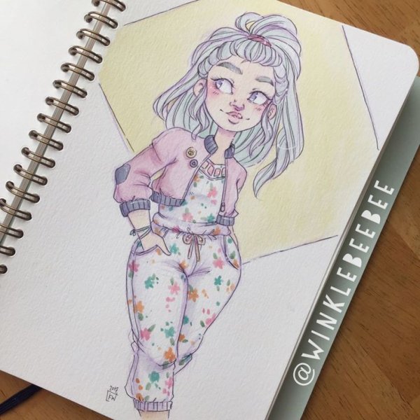 Красивые рисунки для скетчбука