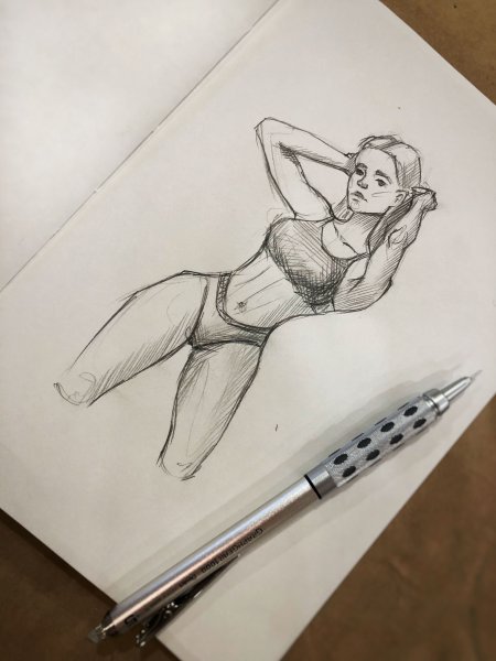 Рисунки для скетчбука девушки