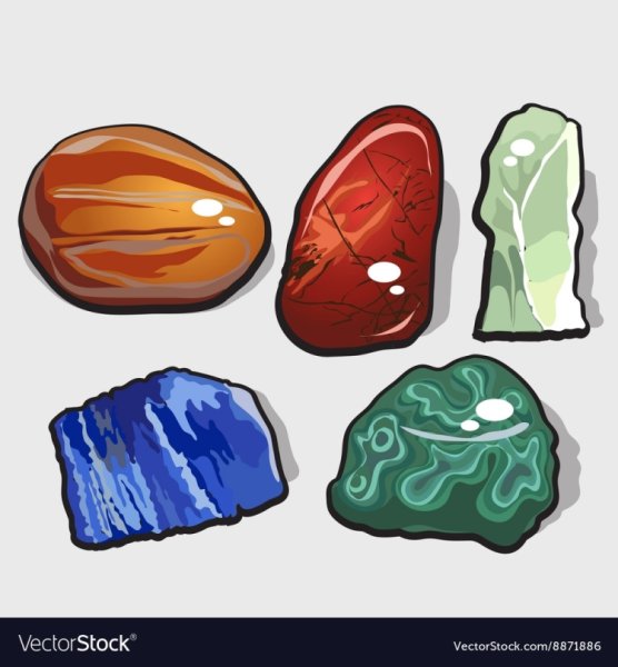 Камушки мультяшные