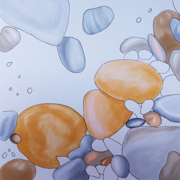 Рисуем на камнях