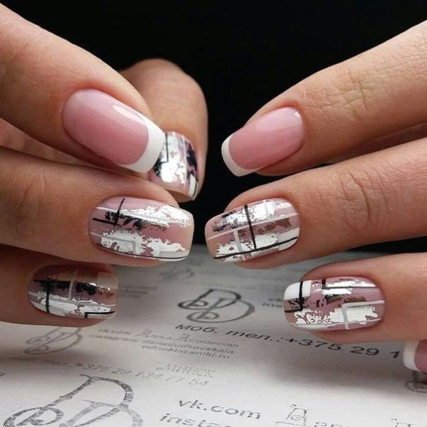 Френч на прозрачной основе