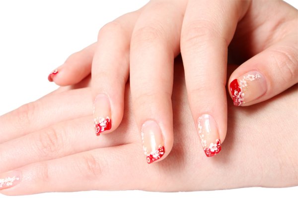 Прозрачный маникюр еамкрроткие ногти