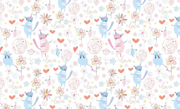 Детский фон паттерн