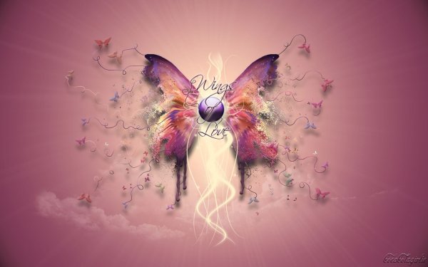 Бабочка абстракция