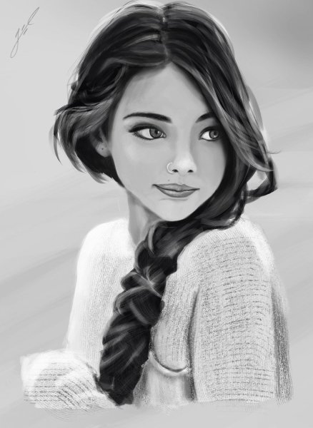 Нарисовать девушку