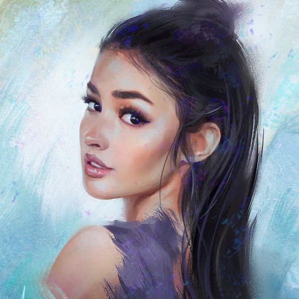 Мультяшная девушка