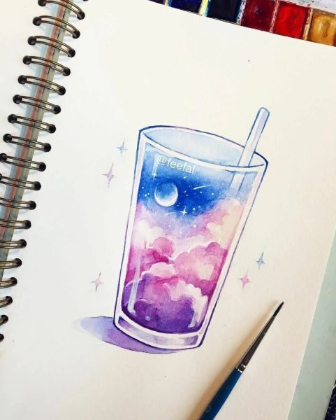 Красивые рисунки для скетчбука