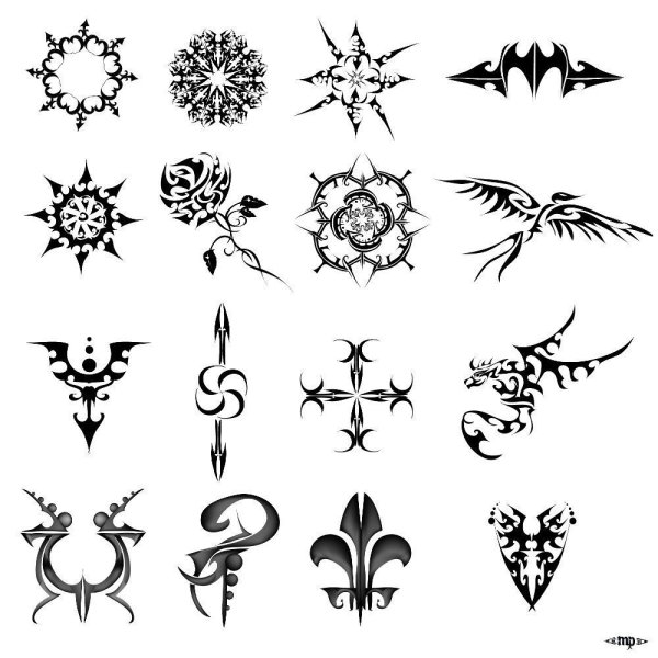 Трайбл тату эскизы