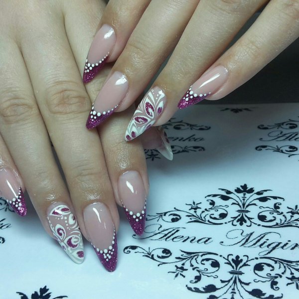 Ногти весенние нежные