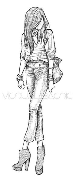 Для срисовки в полный рост