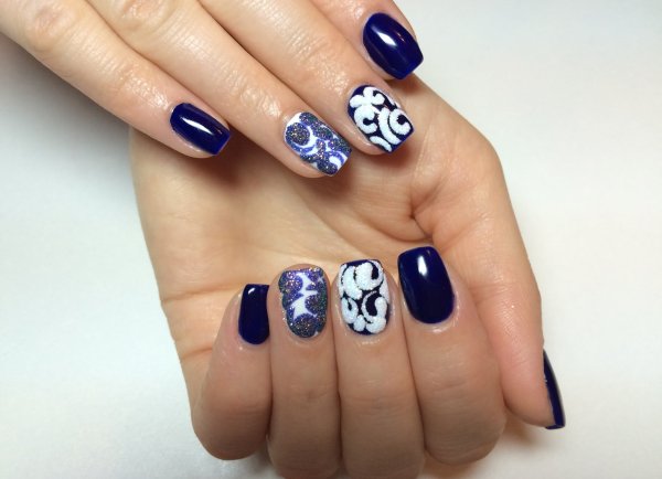 Френч с цветами