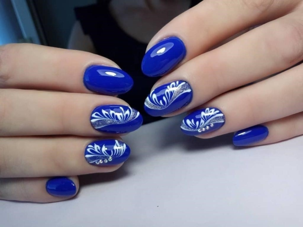 Синий френч