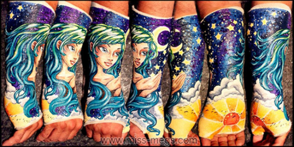 Роспись на гипсе