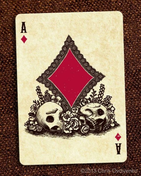 Карты игральные дама