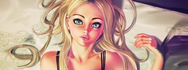 Обои нарисованные девушки