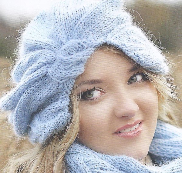 Шапка такори мохер